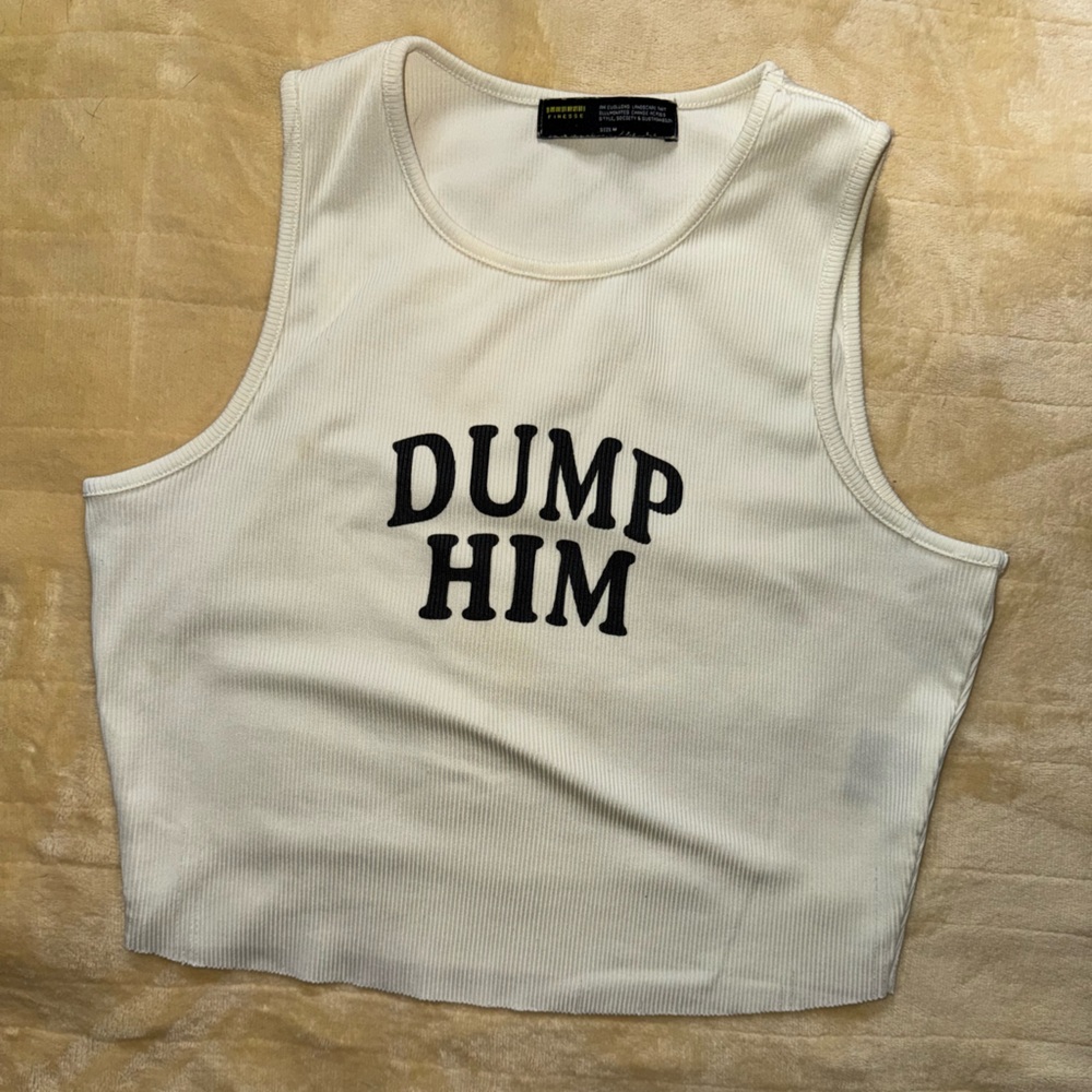 Finesse Cream Ribbed Tank Top
